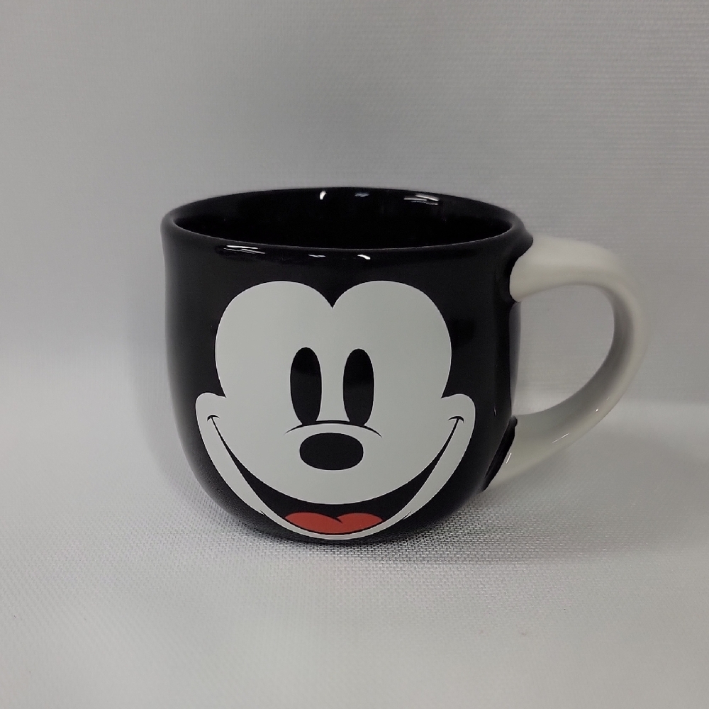 Disney Black and White Mickey Mouse Face Mug